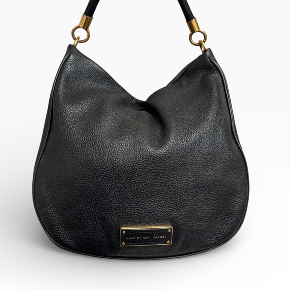 Marc by Marc jacobs black leather hobo bag - Picture 1 of 16